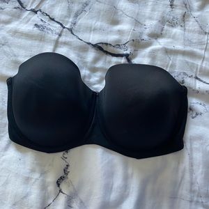Secret possessions black strapless bra